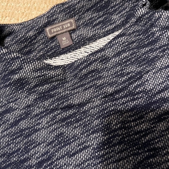 J. Crew Point Sur Navy Sweater Sweatshirt, Size M - Picture 4 of 5